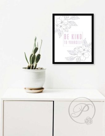 BE KIND TO YOURSELF ART LAYOUT