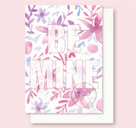 HOLIDAY VALENTINES BE MINE GREETING CARD